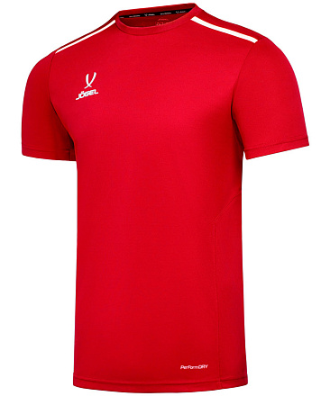Футболка тренировочная Jogel DIVISION Training Tee, красный в Иркутске - купить в интернет магазине Икс Мастер