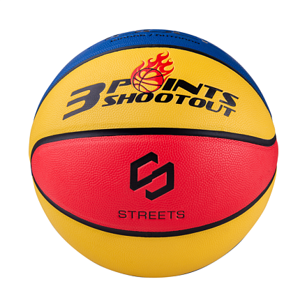 Мяч баскетбольный JOGEL Streets 3POINTS №7 - купить в интернет магазине Икс Мастер 