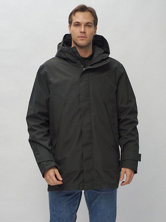 Куртка и парка 3 в 1 трансформер MTFORCE, черный в Иркутске - купить в интернет магазине Икс Мастер