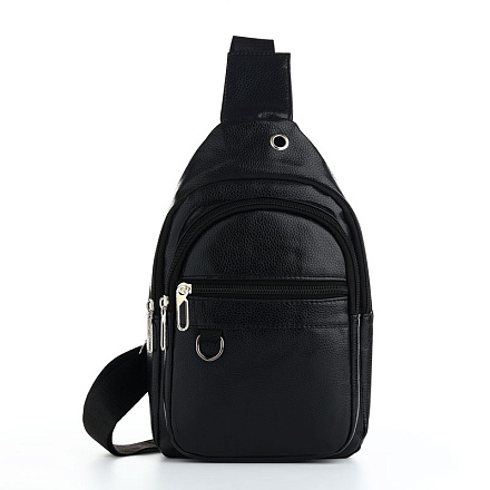 Сумка-слинг мужская, цвет чёрный в Иркутске - купить в интернет магазине Икс Мастер