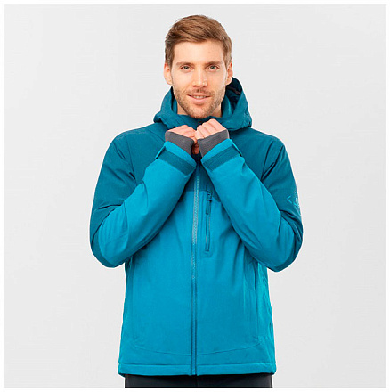 Куртка SALOMON UNTRACKED JKT M Mallard BL/Barr в Иркутске - купить в интернет магазине Икс Мастер