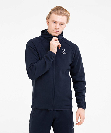 Толстовка Jogel ESSENTIAL Athlete Jacket с капюшоном, темно-синий  в Иркутске - купить в интернет магазине Икс Мастер