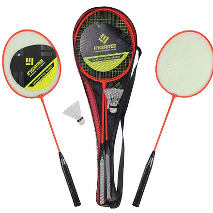 Набор для бадминтона Ingame BASIC, красно-чёрный в Иркутске - купить в интернет магазине Икс Мастер