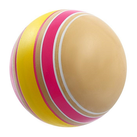 Мяч детский диаметр 100 мм, Эко, ручное окрашивание в Иркутске - купить в интернет магазине Икс Мастер