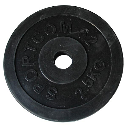 Диск обрезиненный d 26мм. 2,5 кг в Иркутске - купить в интернет магазине Икс Мастер