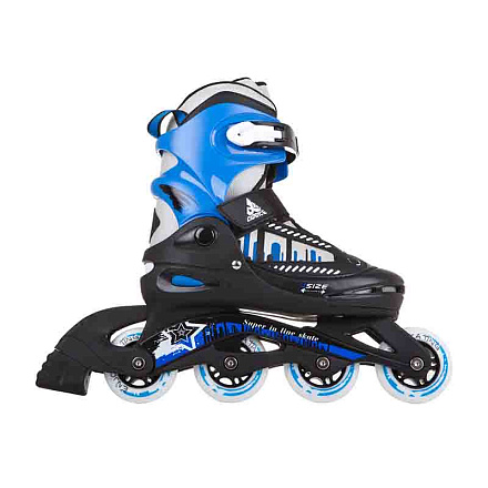 Коньки роликовые Альфа Каприз Barnet blue  в Иркутске - купить в интернет магазине Икс Мастер