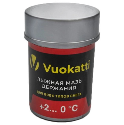 Мазь держания VUOKATTI 0°С/+2°С 33гр., красная  в Иркутске - купить в интернет магазине Икс Мастер