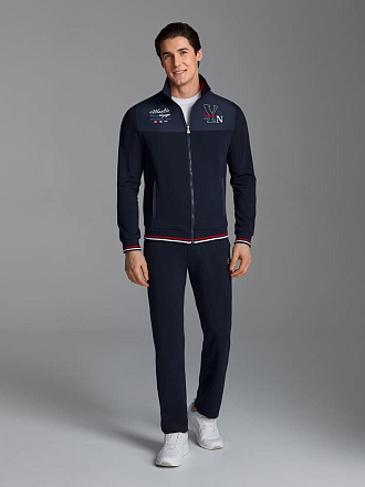 Костюм Red-N-Rocks 11M-RR-1230 спортивный мужской Navy Blue в Иркутске - купить в интернет магазине Икс Мастер