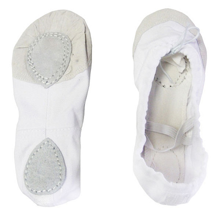 Суппорт стопы (балетки) хлопок, усил.носка, подошвы и пятки, белые в Иркутске - купить в интернет магазине Икс Мастер