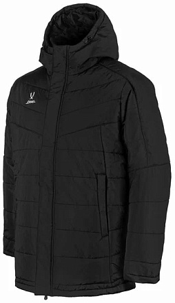 Куртка утеплённая Jogel Padded Jacket, чёрный/белый в Иркутске - купить в интернет магазине Икс Мастер