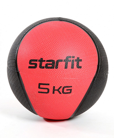 Медбол высокой плотности STARFIT GB-702, 5 кг, красный в Иркутске - купить в интернет магазине Икс Мастер