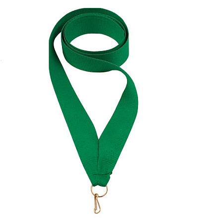 Лента для медалей Зеленая 22мм L10          в Иркутске - купить в интернет магазине Икс Мастер