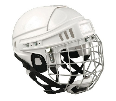 Шлем игрока MWP хоккейный с маской, белый в Иркутске - купить в интернет магазине Икс Мастер