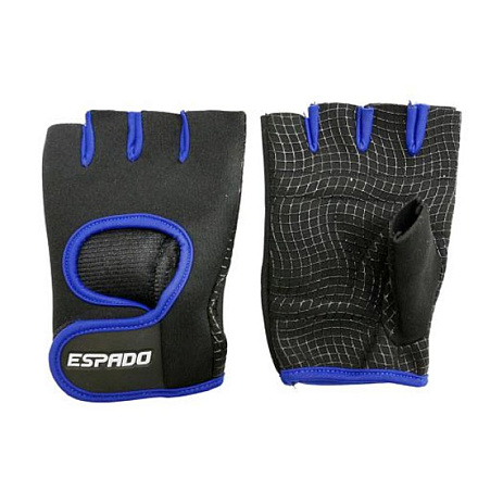 Перчатки атлетические Espado ESD001 черно-синий в Иркутске - купить в интернет магазине Икс Мастер