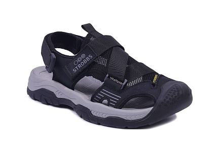 Сандалии STROBBS С3714 Men, BLACK в Иркутске - купить в интернет магазине Икс Мастер