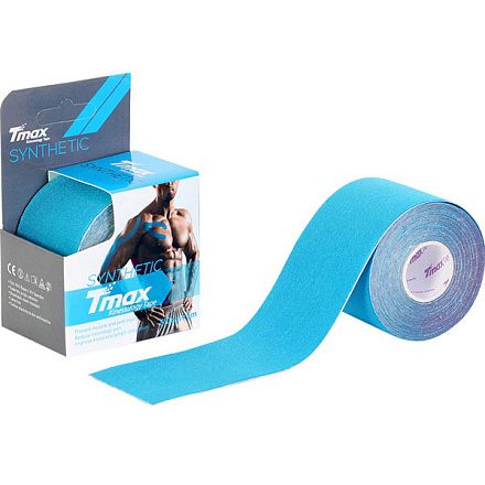 Тейп кинезиологический Tmax Synthetic Blue 5 см x 5 м в Иркутске - купить в интернет магазине Икс Мастер