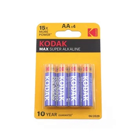 Батарейка AA Kodak MAX LR6 Alkaline (4шт) в Иркутске - купить в интернет магазине Икс Мастер