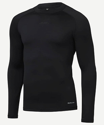 Джемпер компрессионный утепленный Jogel CAMP PerFormDRY Baselayer Top Warm, черный в Иркутске - купить в интернет магазине Икс Мастер