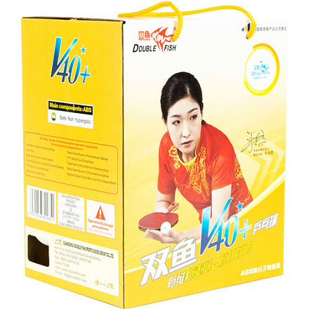 Мячи для н/т Double Fish 1* (100 шт/упак.) - купить в интернет магазине Икс Мастер 