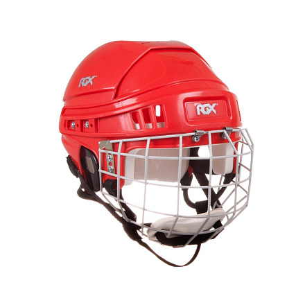 Шлем игрока RGX хоккейный с маской, красный в Иркутске - купить в интернет магазине Икс Мастер