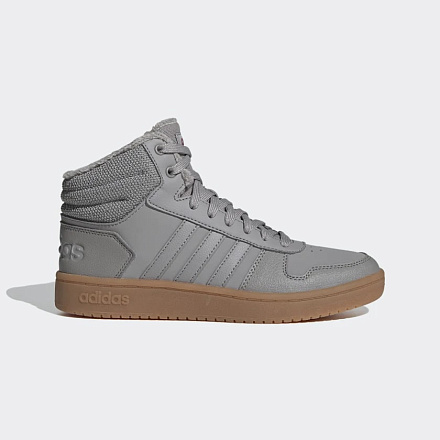 Ботинки Adidas HOOPS 2.0 MID DOVGRY/DOVGRY/POWBER W Grey в Иркутске - купить в интернет магазине Икс Мастер