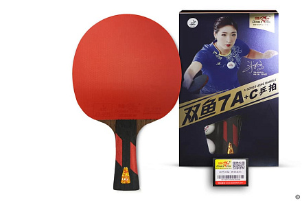 Ракетка для н/т Double Fish 7A+C, чехол - купить в интернет магазине Икс Мастер 