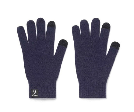 Перчатки Jogel ESSENTIAL Team Knitted Gloves, темно-синий в Иркутске - купить с доставкой в магазине Икс-Мастер