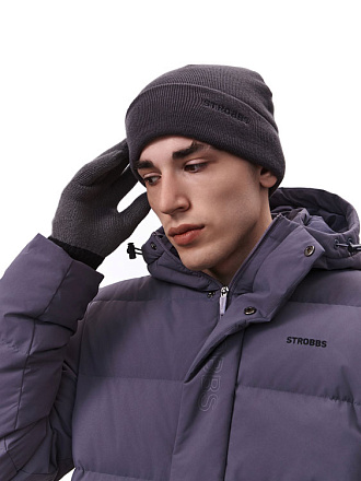 Шапка STROBBS M005-1 Grey в Иркутске - купить в интернет магазине Икс Мастер