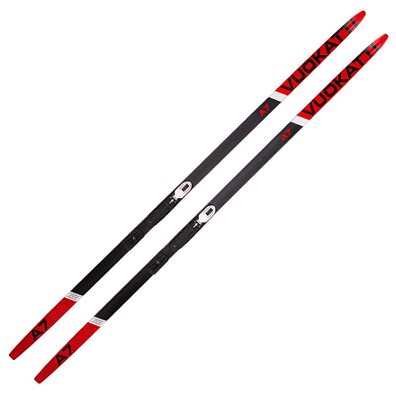 Лыжный комплект VUOKATTI + NNN Wax 140-160 Black/Red в Иркутске - купить в интернет магазине Икс Мастер