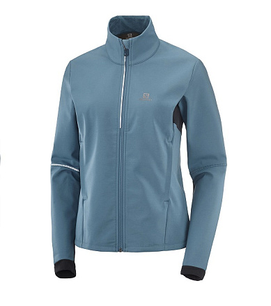 Джемпер SALOMON AGILE SOFTSHELL JKT W Mallard Blu в Иркутске - купить в интернет магазине Икс Мастер
