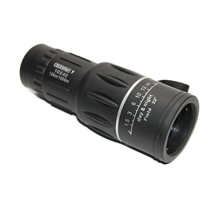 Монокуляр СЛЕДОПЫТ PF-BT-07 10*40, 54*42*150мм, 245гр в чехле в Иркутске - купить в интернет магазине Икс Мастер