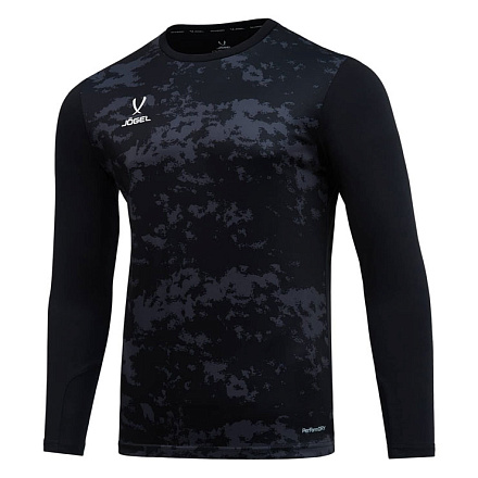 Футболка вратаря длин. рукав Jogel DIVISION PerFormDRY GK Splash, черный - купить в интернет магазине Икс Мастер 