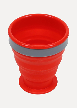 Стакан силиконовый Track 200 мл, красный в Иркутске - купить в интернет магазине Икс Мастер