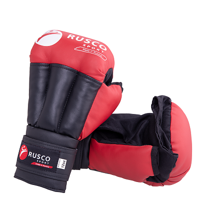 Перчатки для рукопашного боя Rusco, к/з, красные в Иркутске - купить в интернет магазине Икс Мастер