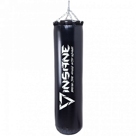 Мешок боксерский INSANE PB-01, 140см, 70 кг, тент, черный в Иркутске - купить в интернет магазине Икс Мастер