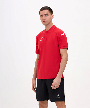 Поло Jogel CAMP 2 Poly Polo, красный в Иркутске - купить в интернет магазине Икс Мастер