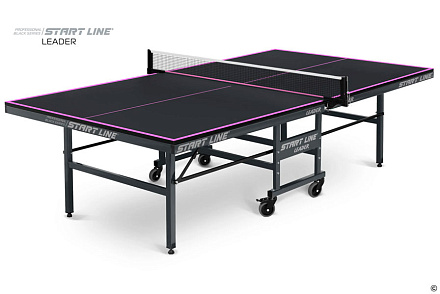 Стол теннисный START LINE Leader 22мм, без сетки, black - купить в интернет магазине Икс Мастер 