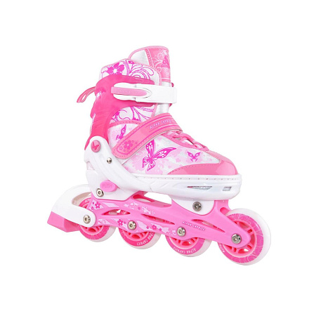 Коньки роликовые Альфа Каприз Soul Pink раздв.полум. в Иркутске - купить в интернет магазине Икс Мастер