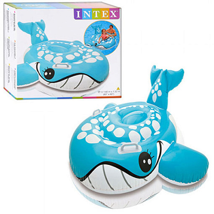 Игрушка INTEX для катания по воде Застенчивый кит 160*152 в Иркутске - купить в интернет магазине Икс Мастер