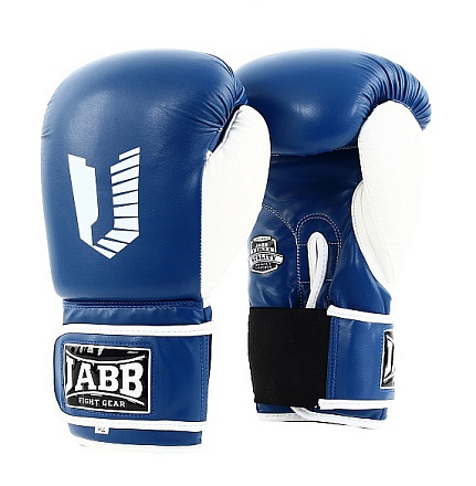 Перчатки боксерские Jabb JE-4056/Eu 56, синий/белый в Иркутске - купить в интернет магазине Икс Мастер