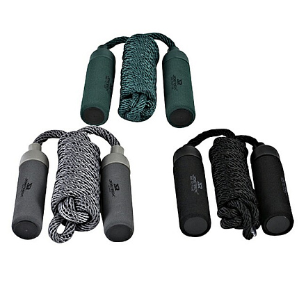 Скакалка Joerex SU28617 (274см) 9 футов (неопрен ручки, нейлон шнур) в Иркутске - купить в интернет магазине Икс Мастер