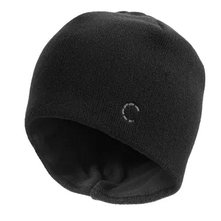 Шапка СИБИРСКИЙ СЛЕДОПЫТ-IRBIS без отворота с подкладом из флиса, акрил/шерсть, черный в Иркутске - купить в интернет магазине Икс Мастер