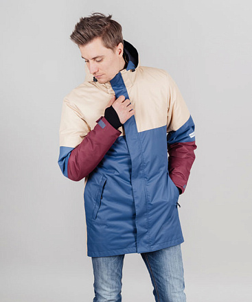 Куртка утепленная NORDSKI Casual Denim/Beige в Иркутске - купить в интернет магазине Икс Мастер