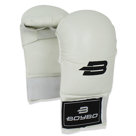 Накладки для карате BoyBo Nylex BO120, белый в Иркутске - купить в интернет магазине Икс Мастер