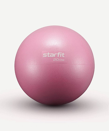Мяч для пилатеса STARFIT GB-902 20 см, розовый пастель в Иркутске - купить в интернет магазине Икс Мастер