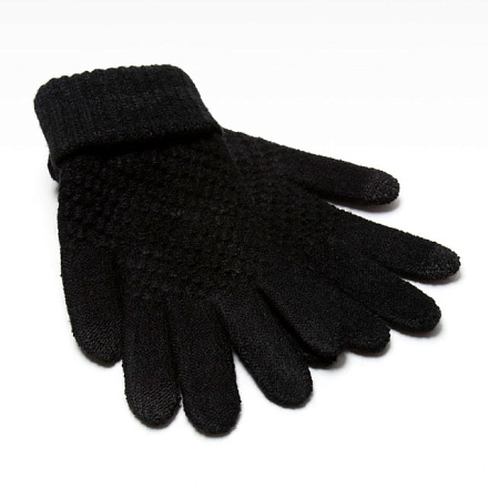 Перчатки женские MINAKU однослойные, чёрный    в Иркутске - купить с доставкой в магазине Икс-Мастер