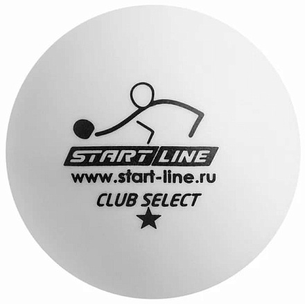 Мячи Start Line Club Select 1* (1 шт, бел.) - купить в интернет магазине Икс Мастер 