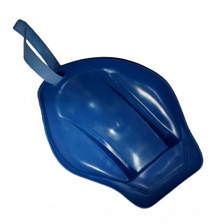 Санки - ледянки с ручкой ремнем, L 330 мм, синие в Иркутске - купить в интернет магазине Икс Мастер