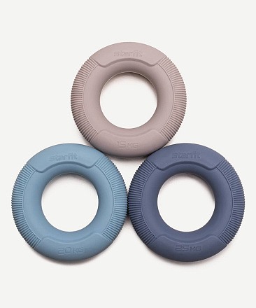 Эспандеры кистевые STARFIT ES-406 кольцо, силикагель, d=8,8 см, 15, 20, 25 кг, 3 шт. в Иркутске - купить в интернет магазине Икс Мастер
