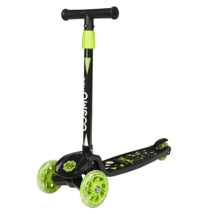 Самокат трехколесный COSMORIDE FLIP, зеленый  в Иркутске - купить в интернет магазине Икс Мастер